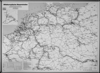Waterkaart Elbe Rijn Lloyd